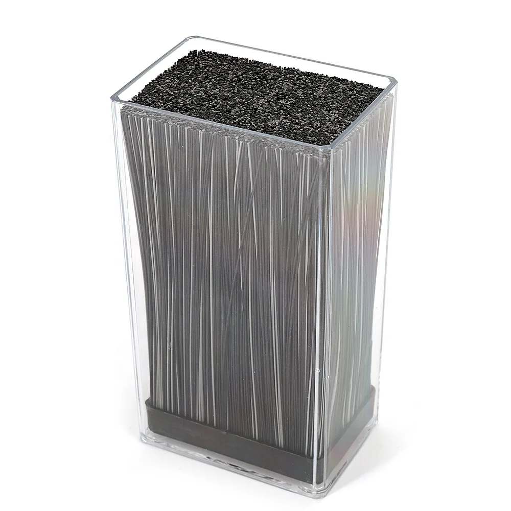 Acrylic shell universal use cheap kitchen knife block stander holder storage for kitchen knives set