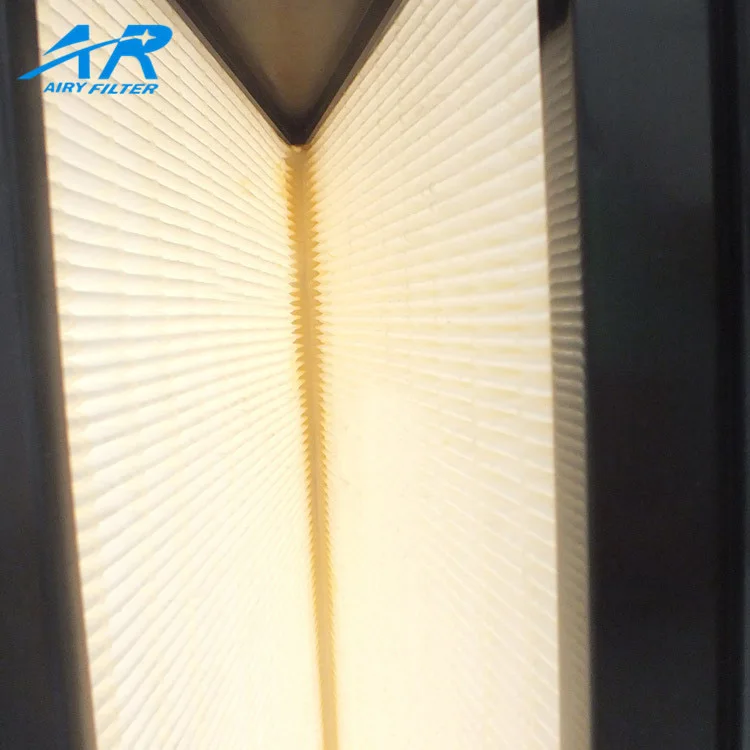 Wholesale price 03 micron v bank  box hepa filter