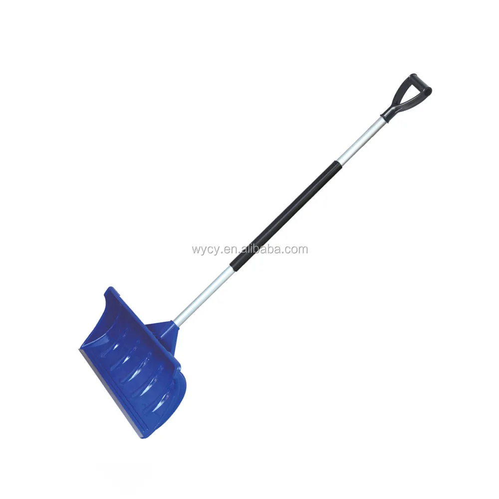 Wholesale snow shovels 22' Poly pusher snow shovel with wooden handle