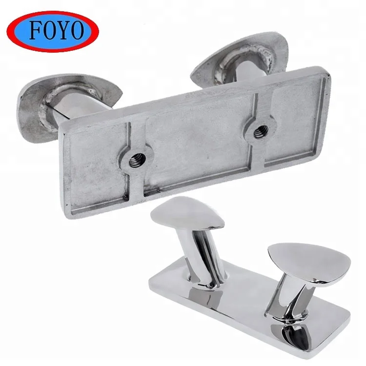 2018 Boat Accessories Wholesale Marine 316 Stainless Steel Mooring Horn Bollard Cleat For Sailboat