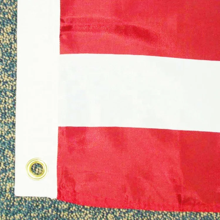 Factory Direct Superior Quality 100% polyester Custom Design Screen Printed USA American flag nylon flag