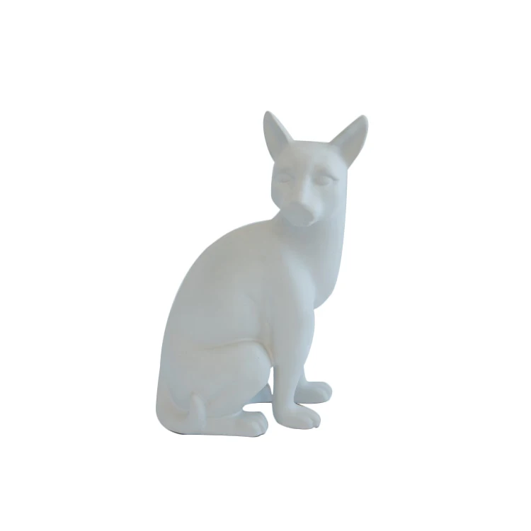 Hot selling reasonable price matte modern country style ceramic animals statues for home decor