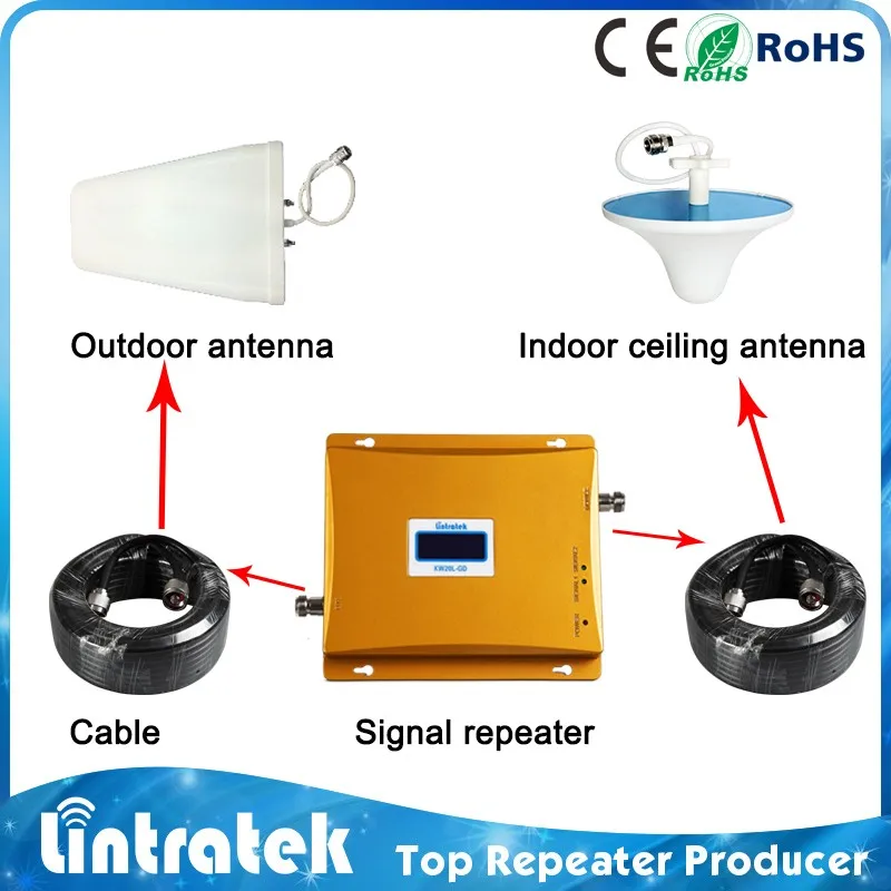 LIPOTECH для 3 г мобильный телефон сигнал двухдиапазонный усилитель gsm 900 1800 dual band сигнала