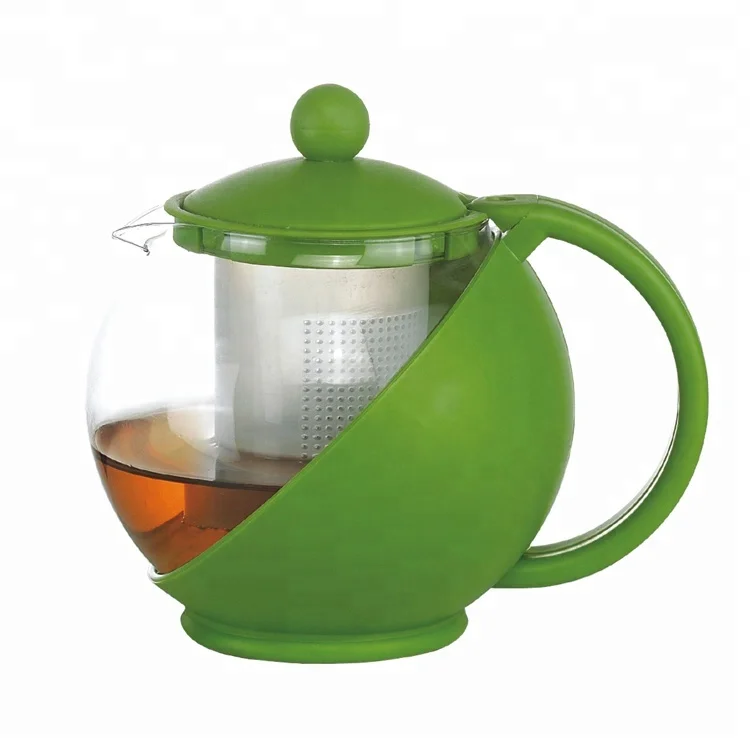  TCP-P005 Термостойкое стекло Pyrex кофейник с чайное ситечко из нержавеющей