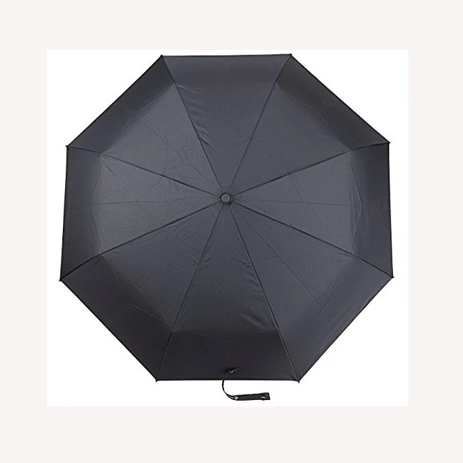 OEM Folding umbrella with Case  Automatic Open And Close With Rain Repellent Fabric And Windproof Fibreglass Ribs EVA case