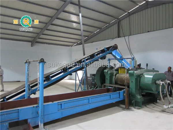 Crumb Rubber Tyre Recycling Machine/used Tire Cutting Equipment/rubber Powder Producing Line