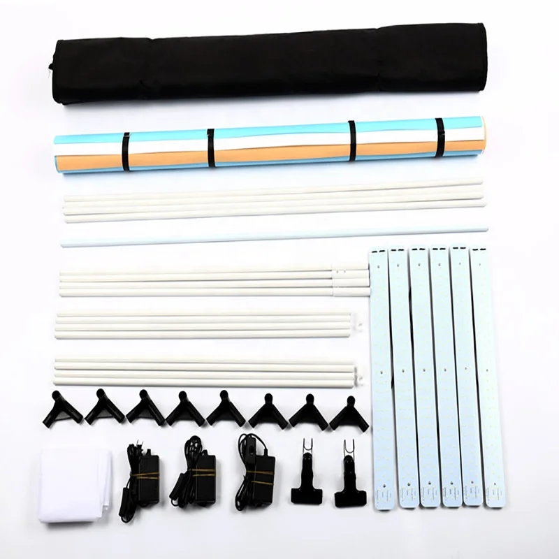 140x50x120cm Photo Studio LED Light Tent Kit Cube LED Photo Video Light Tent Kit Table Top LED Light Kit