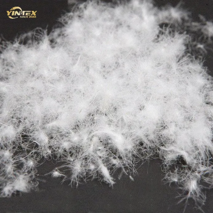 Оптовая продажа, белое гусиное перо для наполнения, 2-4 см/4-6 см