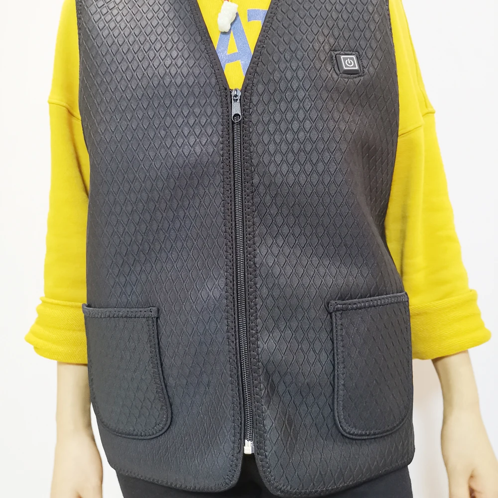 
 Электронный жилет с подогревом сохраняет тепло зимой для пожилых людей  Электронный нагревательный жилет сохраняет тепло для пожилых людей зимой