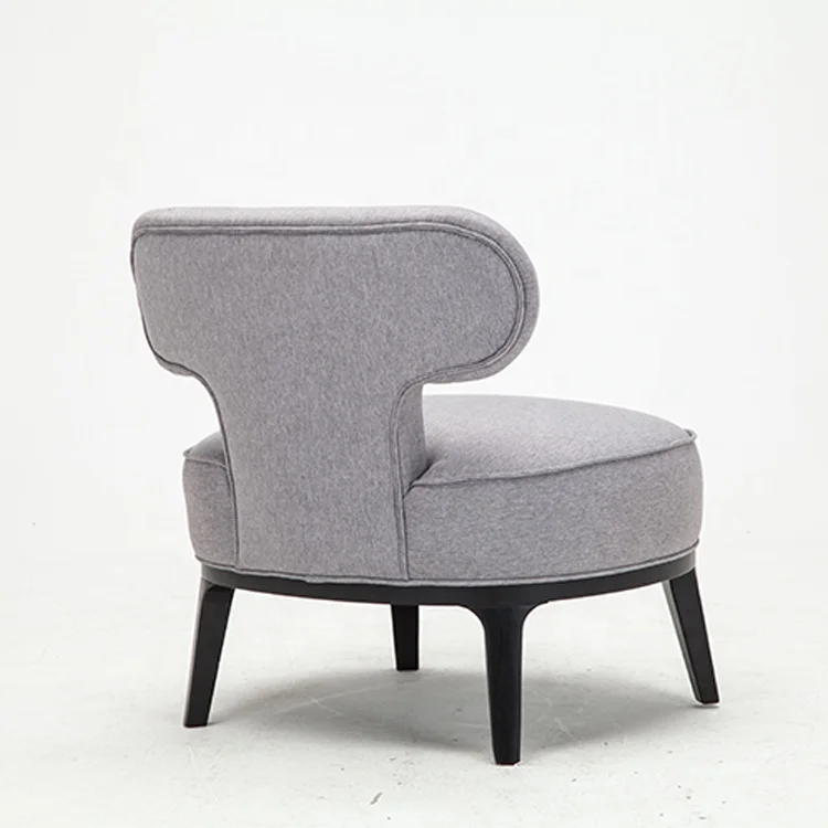 Wholesale Modern Design Hotel Home Fabric Corner Chair Seat Round Relax Single Sofa