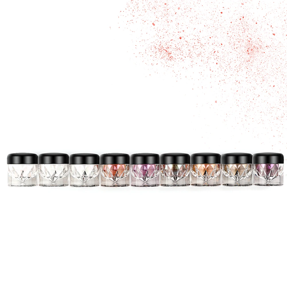 Cosmetics Eye Shadow Wholesale Private Label High Glitter Loose Eyeshadow in Jar