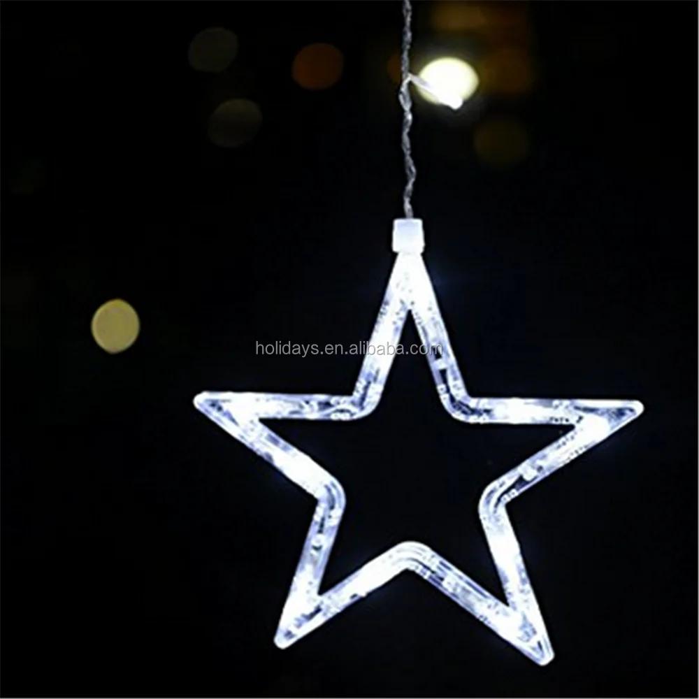 LED Curtain Light String Christmas Light Decoration Star Curtain Light Christmas