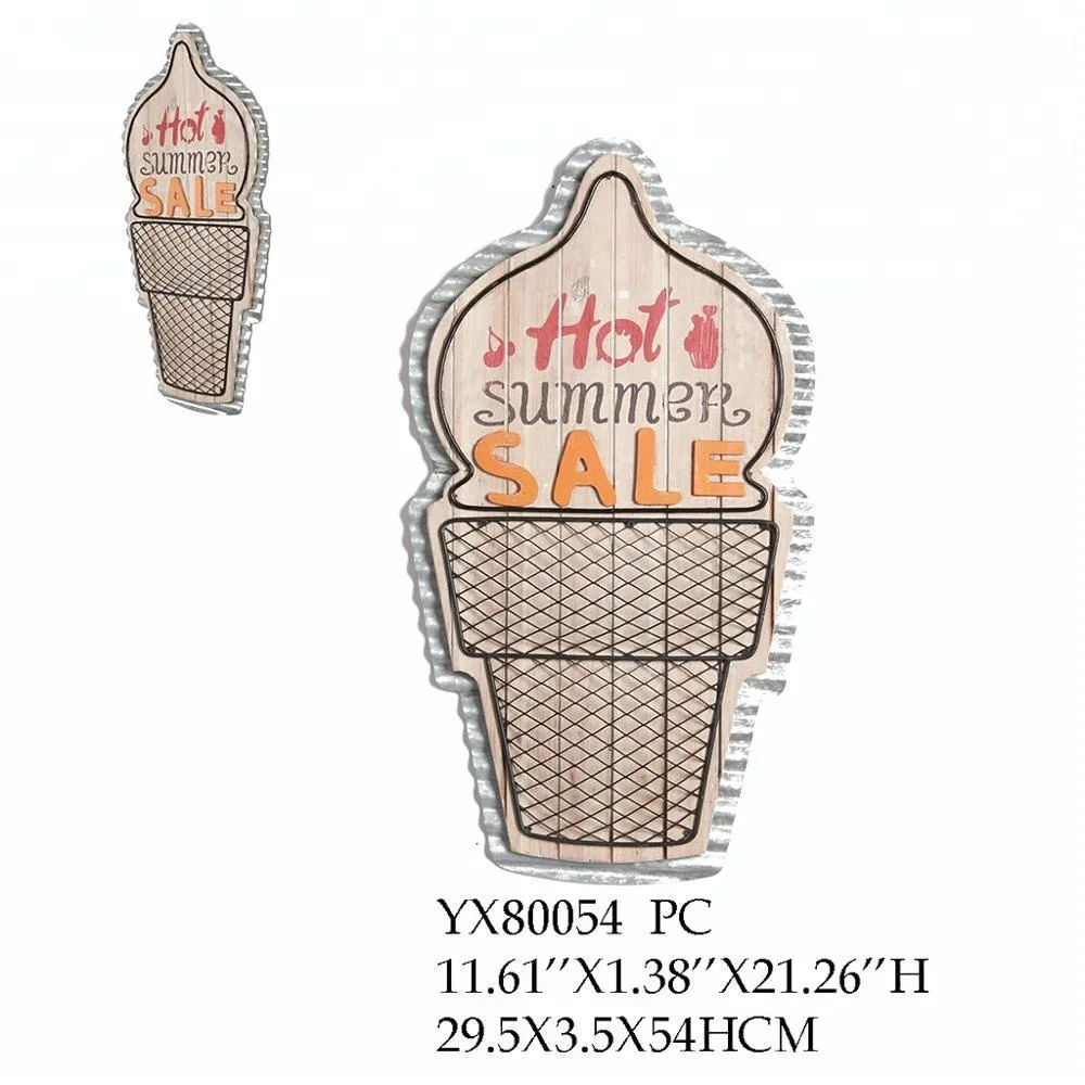 Hot Selling Wood MDF Customize Corn Advertising Sign Board