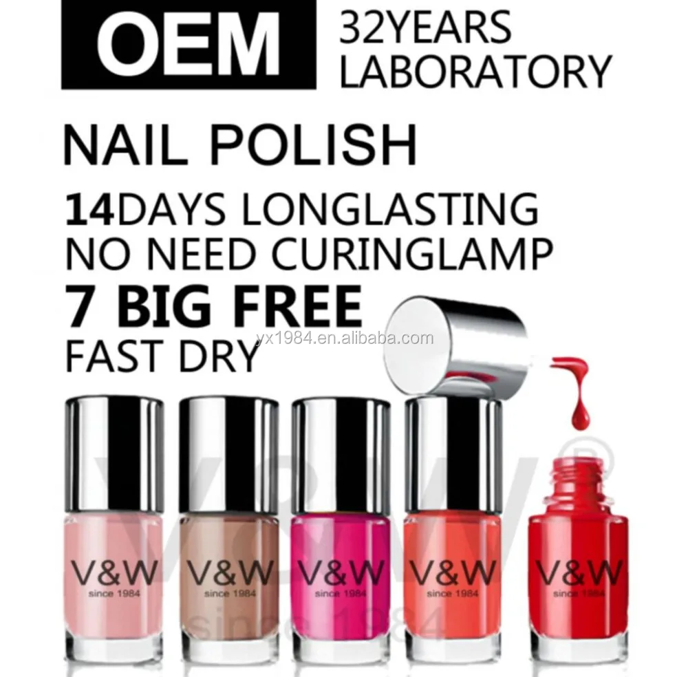 
Private label air dry non toxic mood bottles nail polish with MSDS 