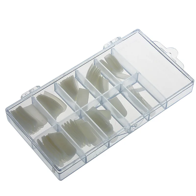 
Square Style 100 pcs false Plastic Nail natural color french nail tips 