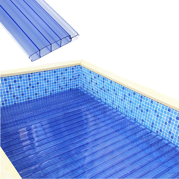 Guangzhou Auto Swimming Pool Cover Supplier Anti-UV Polycarbonate Swimming Pool Cover Slats