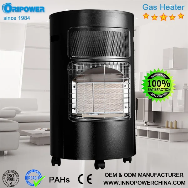 CE approved portable indoor Infared Ceramic gas cabinet mobile heater with ODS