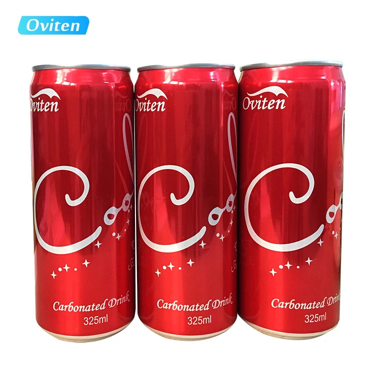 
Wholesale Aluminium canned soft drinks distributor Cola Flavored carbonated drinks 