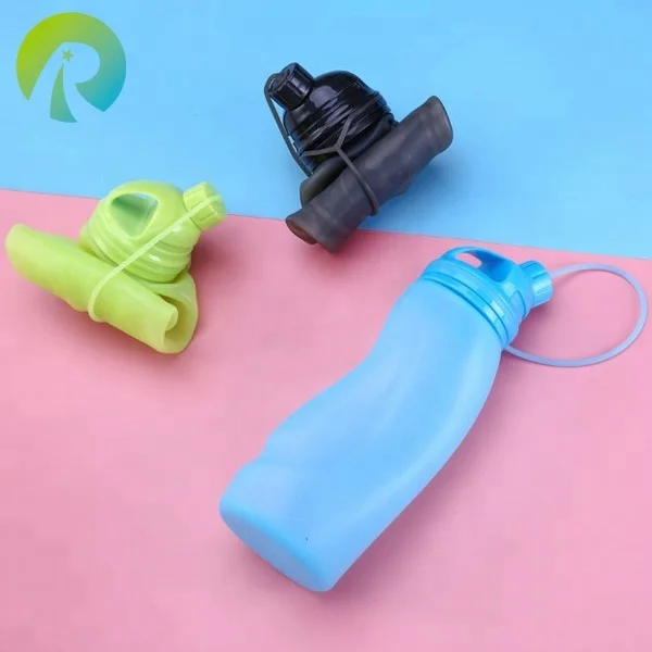 
New Products 2018 Drinking Sport Bottle Foldable Silicone Travel bottle 