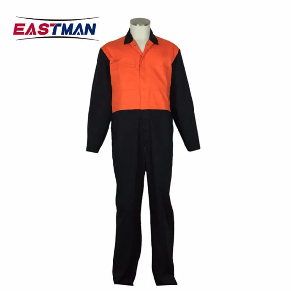 
TC80/20 Canvas PPE Coverall / Two Piece Coverall In Black And Grey 