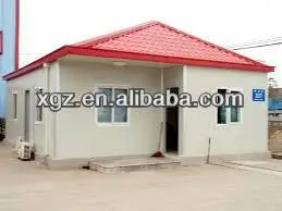 Frame Prefab House Villa for Sale Light Steel Sandwich Paneldoor Design as Your Request  Two Layer Paint
