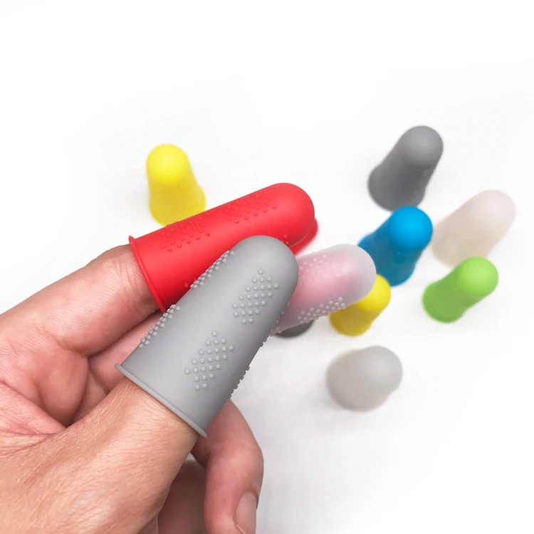 anti-slip soft silicone rubber finger cots/finger cover protector