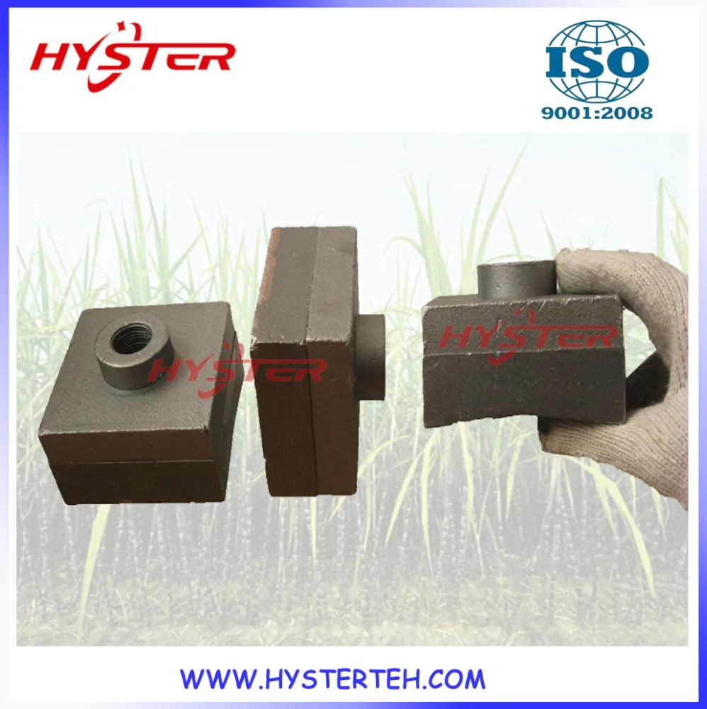 700BHN Bimetallic Shredder Hammer Tips for Sugar Mill