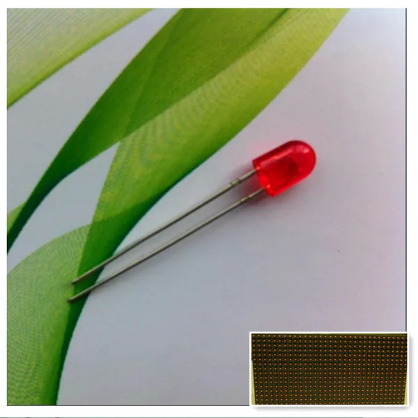 High Brightness white red green yellow 546 5mm Oval LEDs,for LED Diplayer, de paja blanco de 5mm de LED