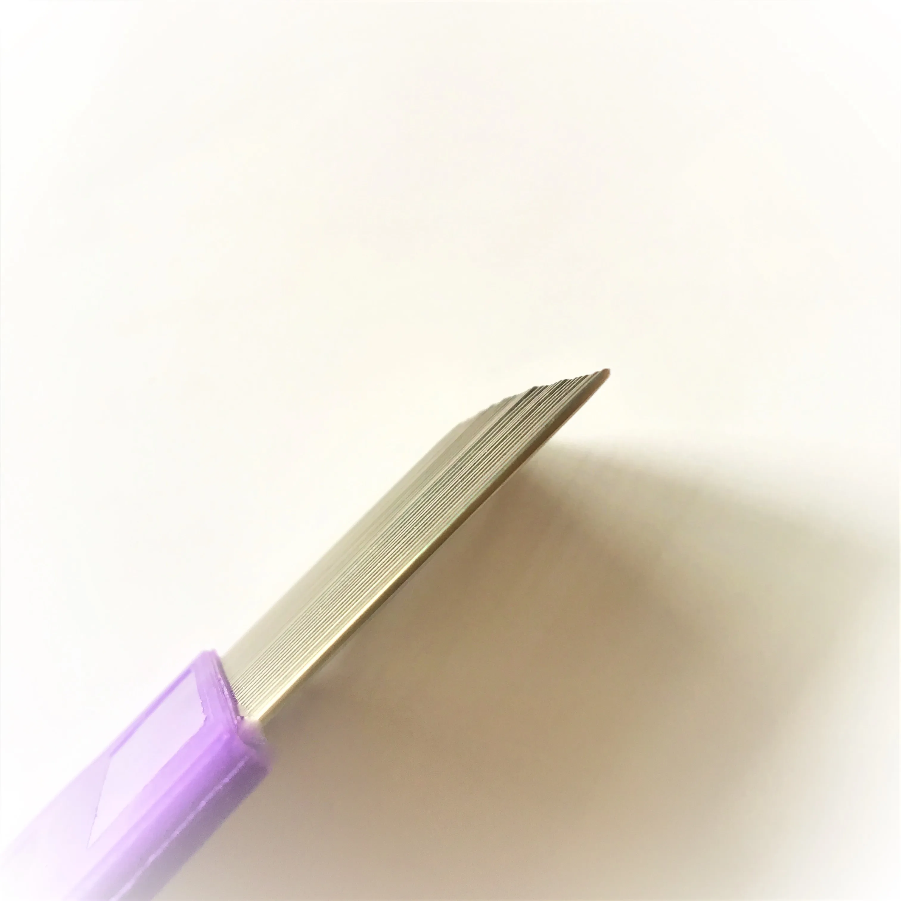 Grooved Pins Nit Free Terminator Lice Comb Professional Stainless Steel Louse and Nit Comb for Head Lice Treatment