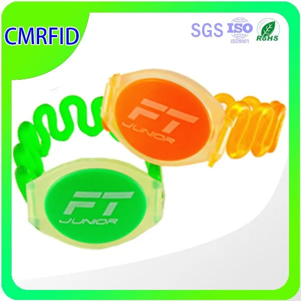 RFID HF пластиковые браслеты для контроля доступа в