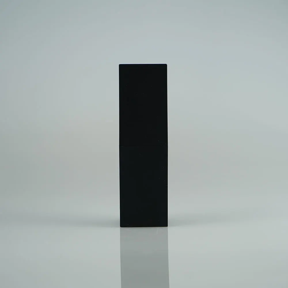 Trade assurance black 5g square lipstick tube / matte lipstick container /  lip balm tube