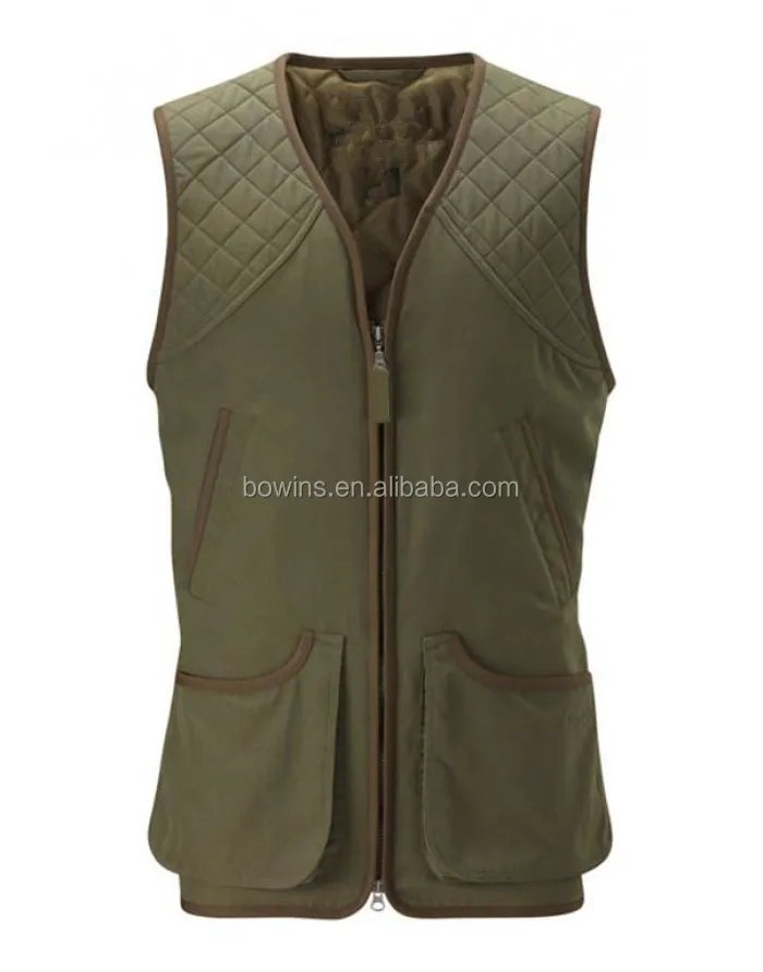 windproof highly breathable hunting green hunting shooting vest