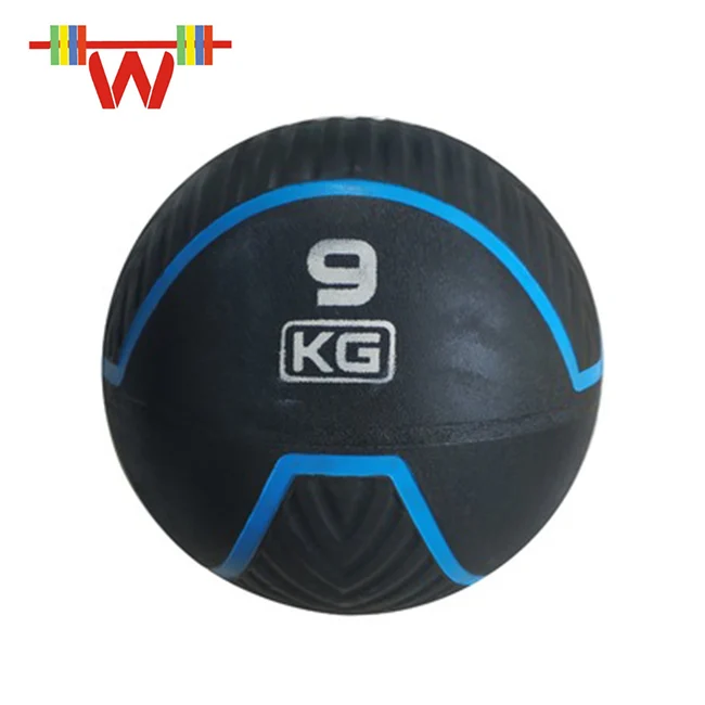 Colorful rubber weight lifting fitness medicine ball with nice price
