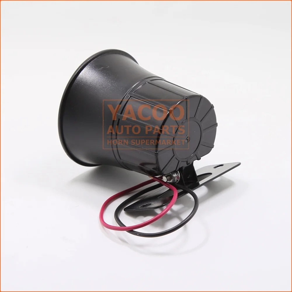 12V Factory Made Cheap Auto Siren Alarm Buzzer Horn with Dual Tone Electric Speaker