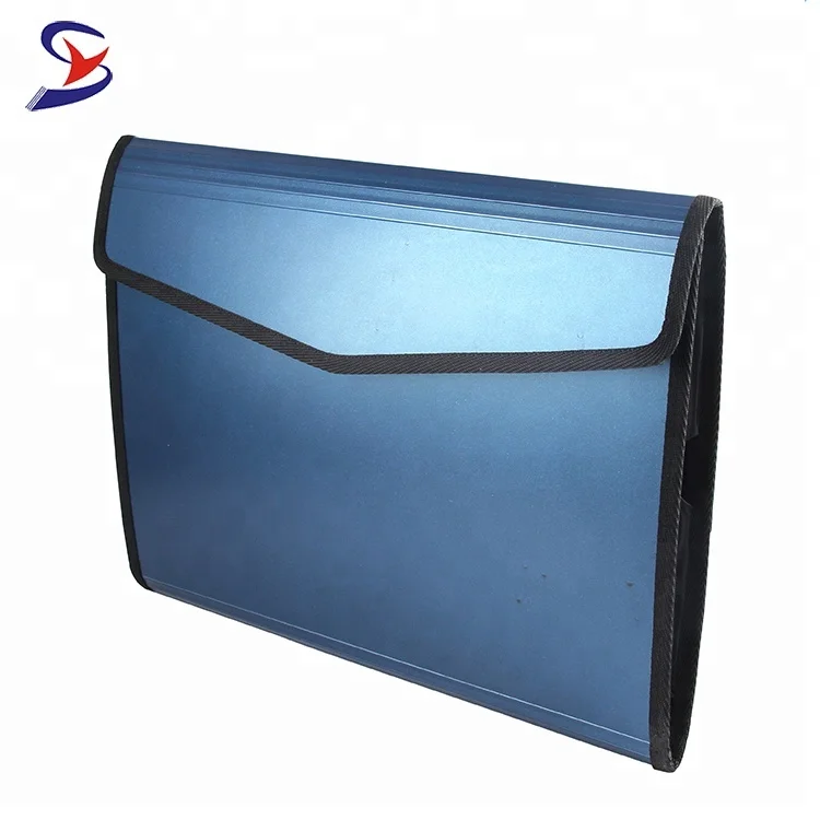 
Office PP file box A4 expanding file pockets with notebook 
