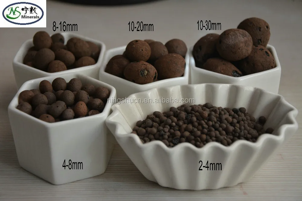 High strong storing water Expanded Clay pepples for Hydroponics