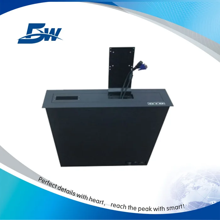 BW-LU19 Desktop Pop Up Motorized LCD Screen For Conference Table/Electric Monitor Lift System