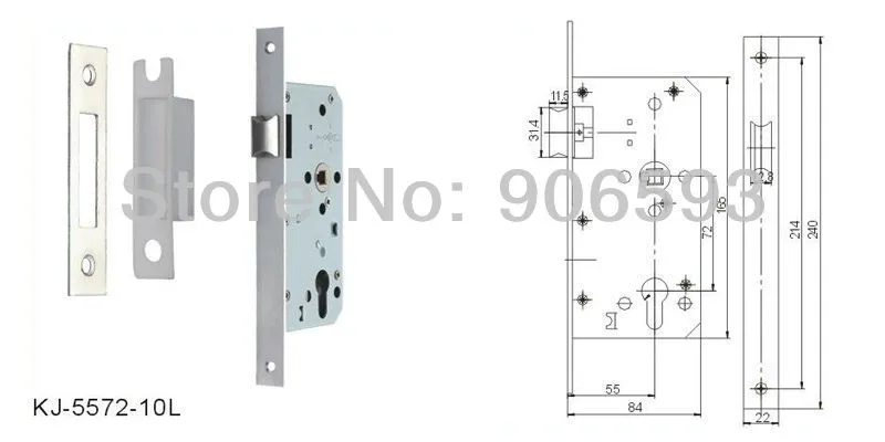 
Door Lock, wholesale European mortice lock body for wooden doors,cylinder lock 