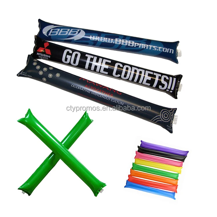 
LED Light Up Football Game Noise Makers, Inflatable Noise Makers, Cheering Sticks 