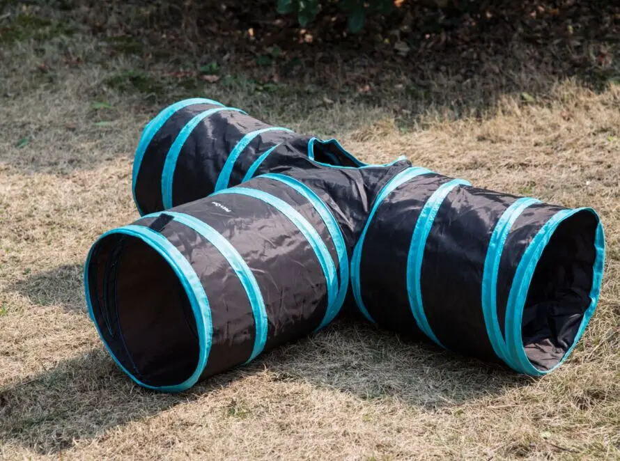 Аксессуары для домашних кошек T-Style, игрушка для кошек, туннель для кошек на улице с забавным мячом для домашних животных