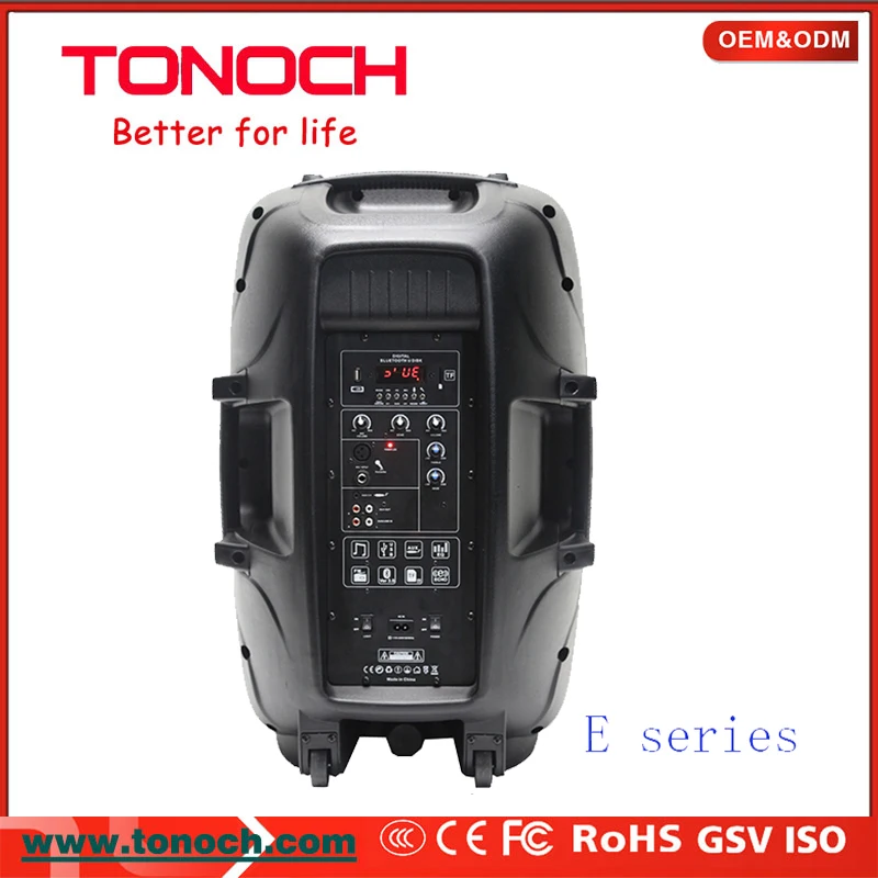 TONOCH 12 inch E series economical portable professional PA speaker