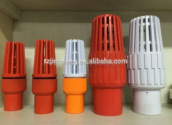 CPVC/ UPVC Plastic Ball Valve Display Foot Valve,UPVC Foot Valves 8 Inch,JS Manufacturer UPVC Foot Valve PN10