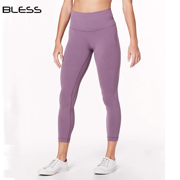 Best Quality High Waisted  Girls Yoga Leggings Women Capri Pants