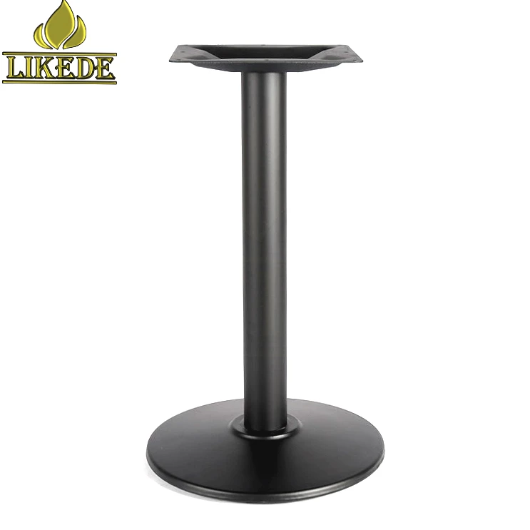 Cheap high quality dining table base round cast iron wood slab table legs