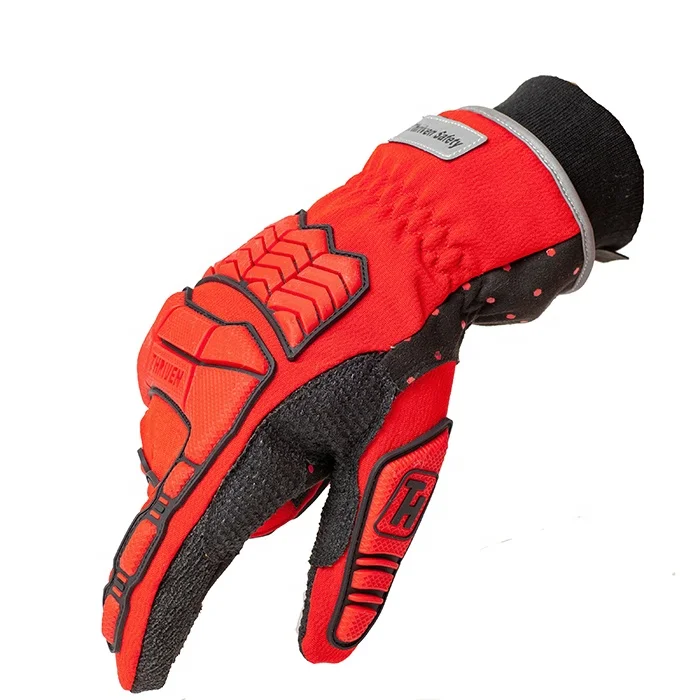 heavy duty waterproof high performance impact gloves mechanic gloves work safety gloves