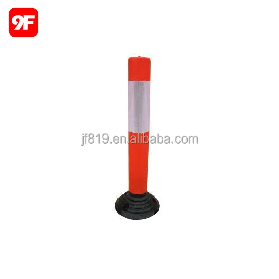 Rubber base flexible post rubber bollard