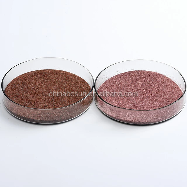 Price of 30/60 mesh pink river garnet sand for sandblasting