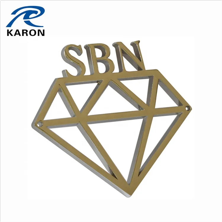 quality wholesale custom metal sewing label with Karon