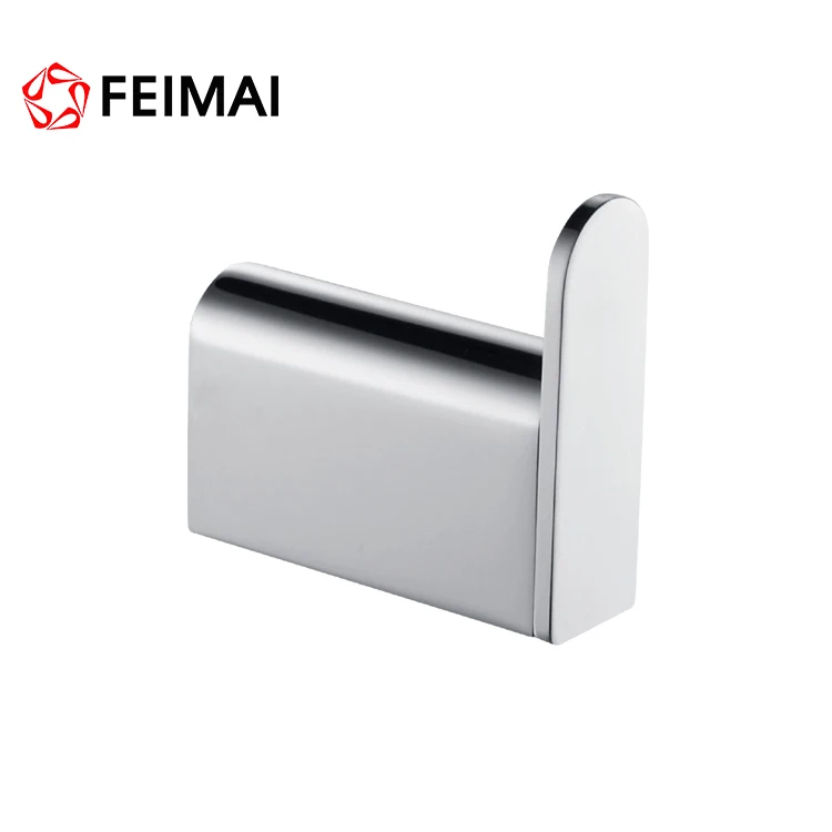 
New Modern Simple Oval Design Zinc +Brass Chrome Bathroom Accessory Robe Hook 