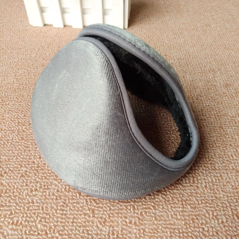 Custom Logo Simple Design Polar Fleece Earmuff Winter Windproof Fur Earwarmers